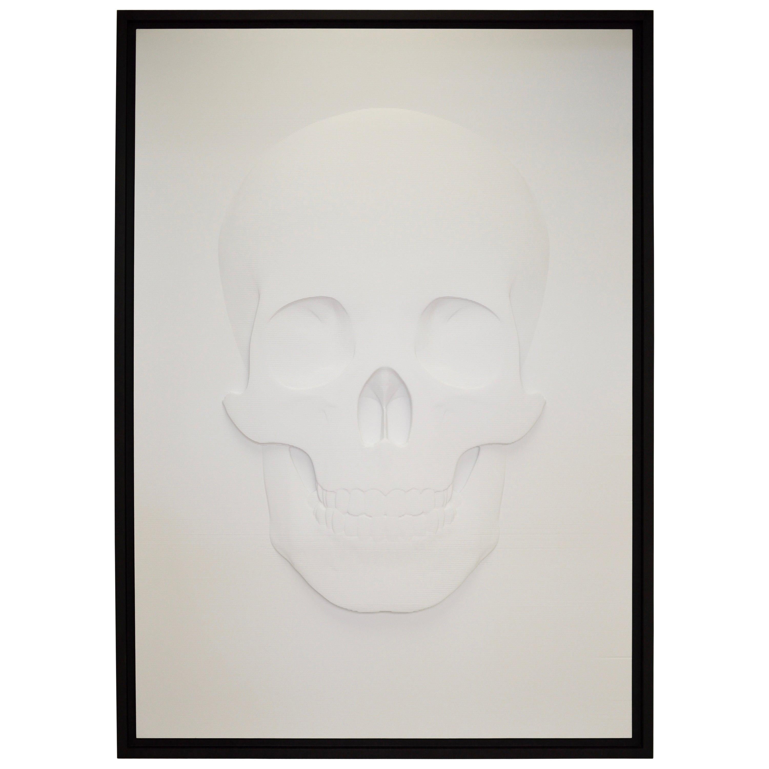3D Skull Portrait "How They See Us" by Samuel Greg, 2018 For Sale