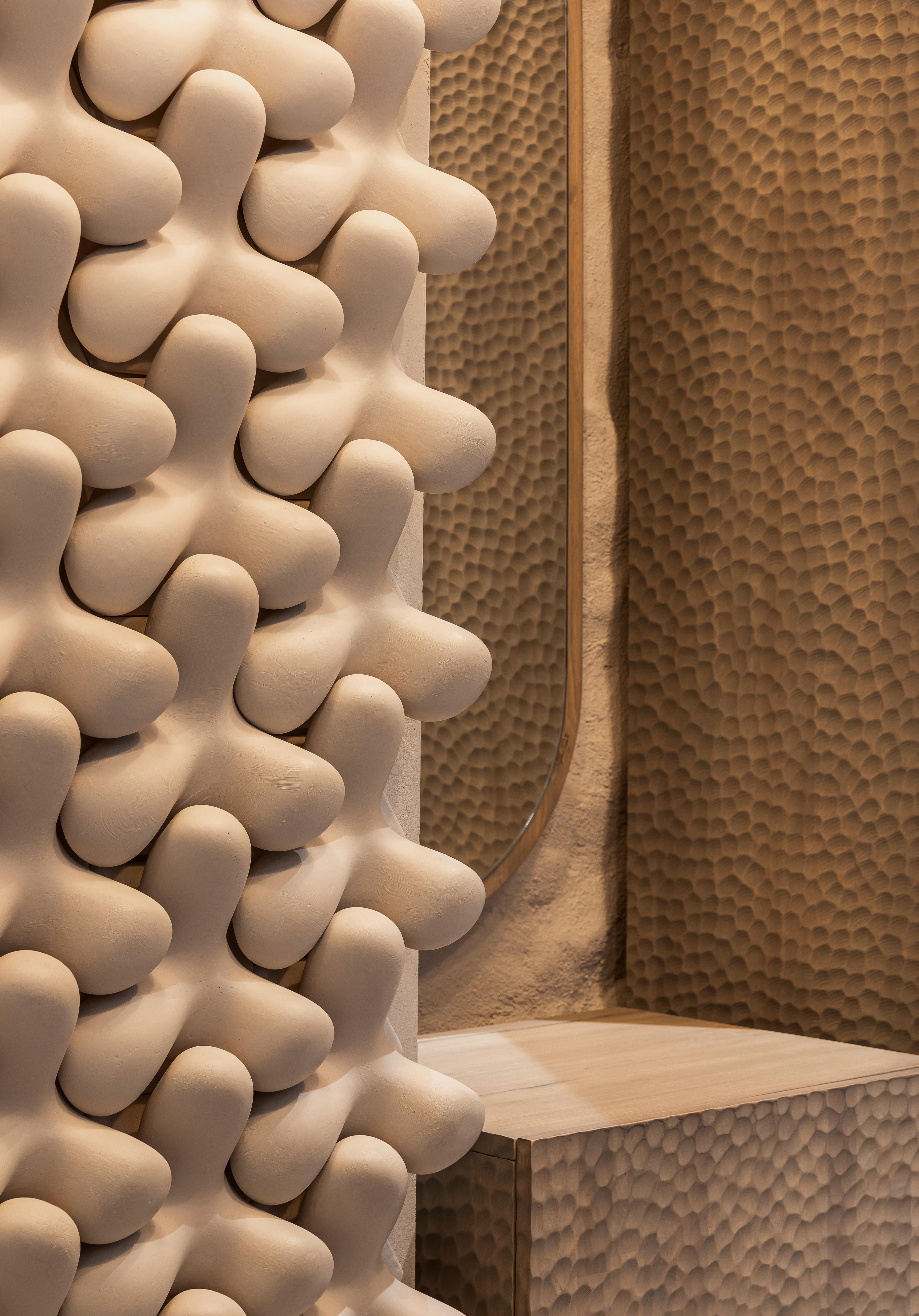Ceramic 3D Tile TETRAPOD by MAKHNO  For Sale