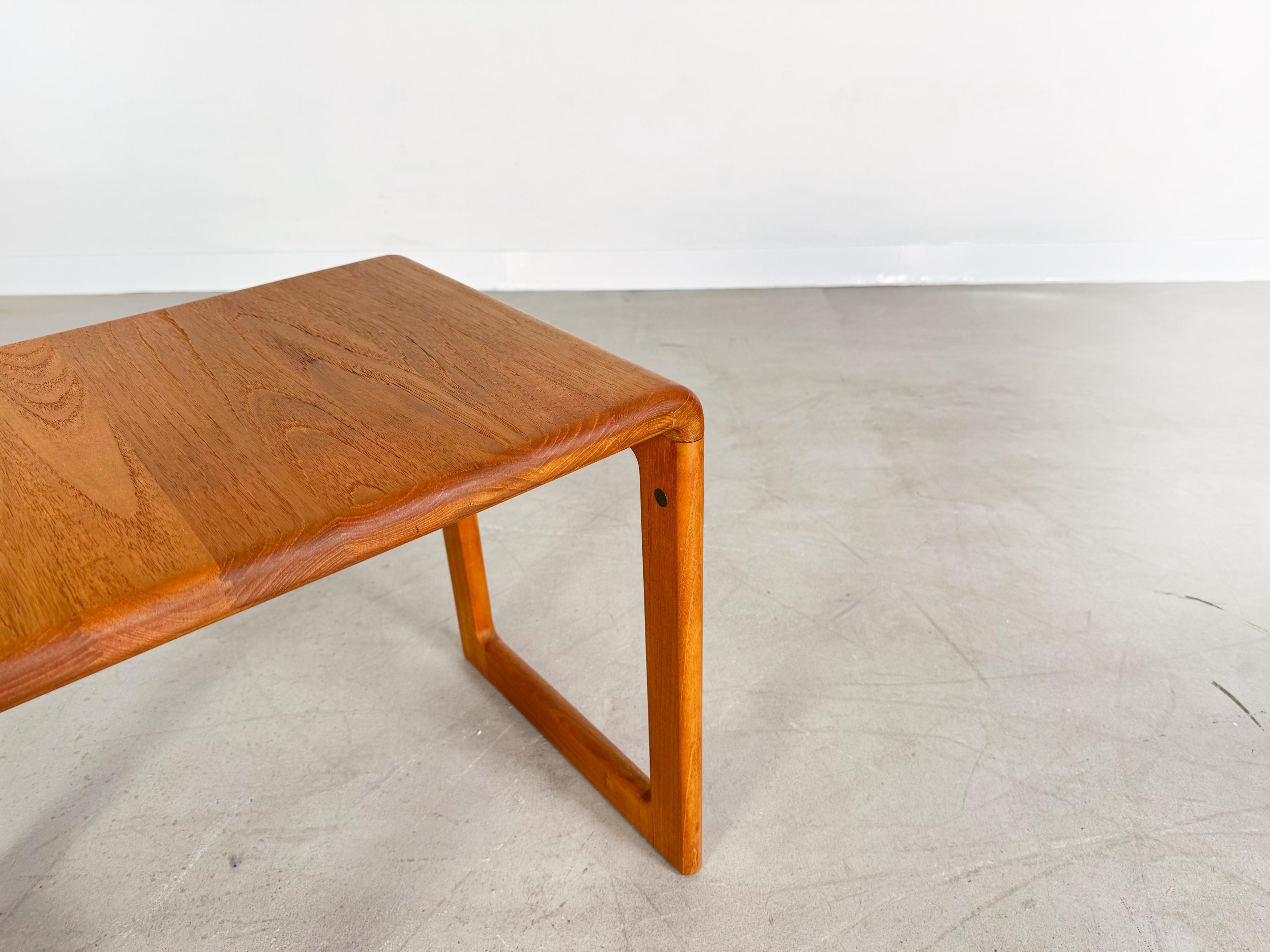 3er Set Midcentury Satztische Dyrlund Beistelltische teca couchtisch Teca en venta