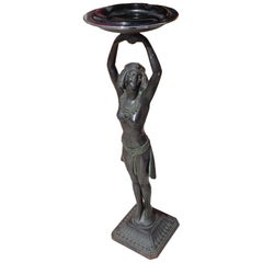 French Art Nouveau Sculptural Smoker