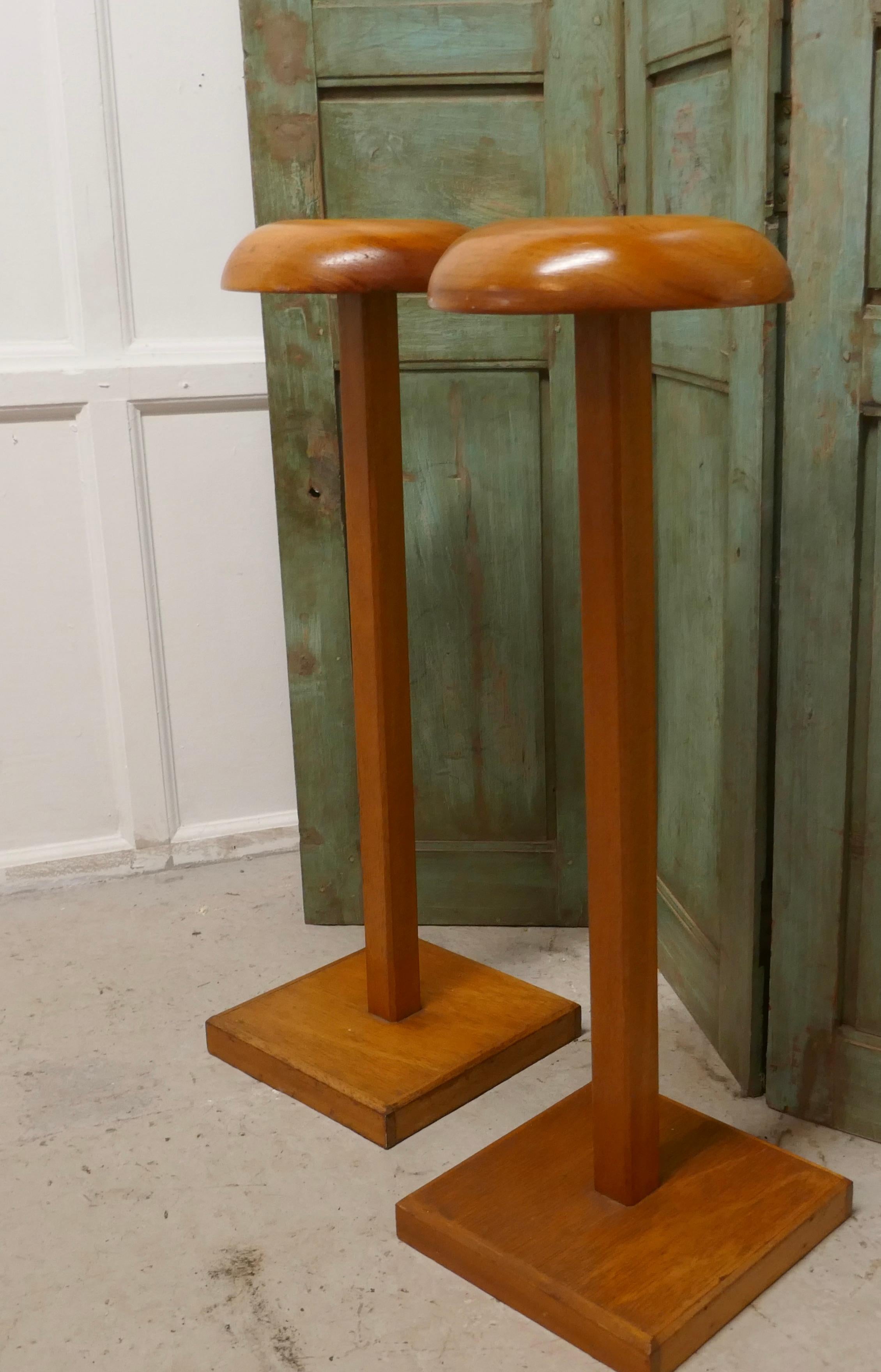 Taylor’s Wooden Fabric Display Stands In Good Condition For Sale In Chillerton, Isle of Wight