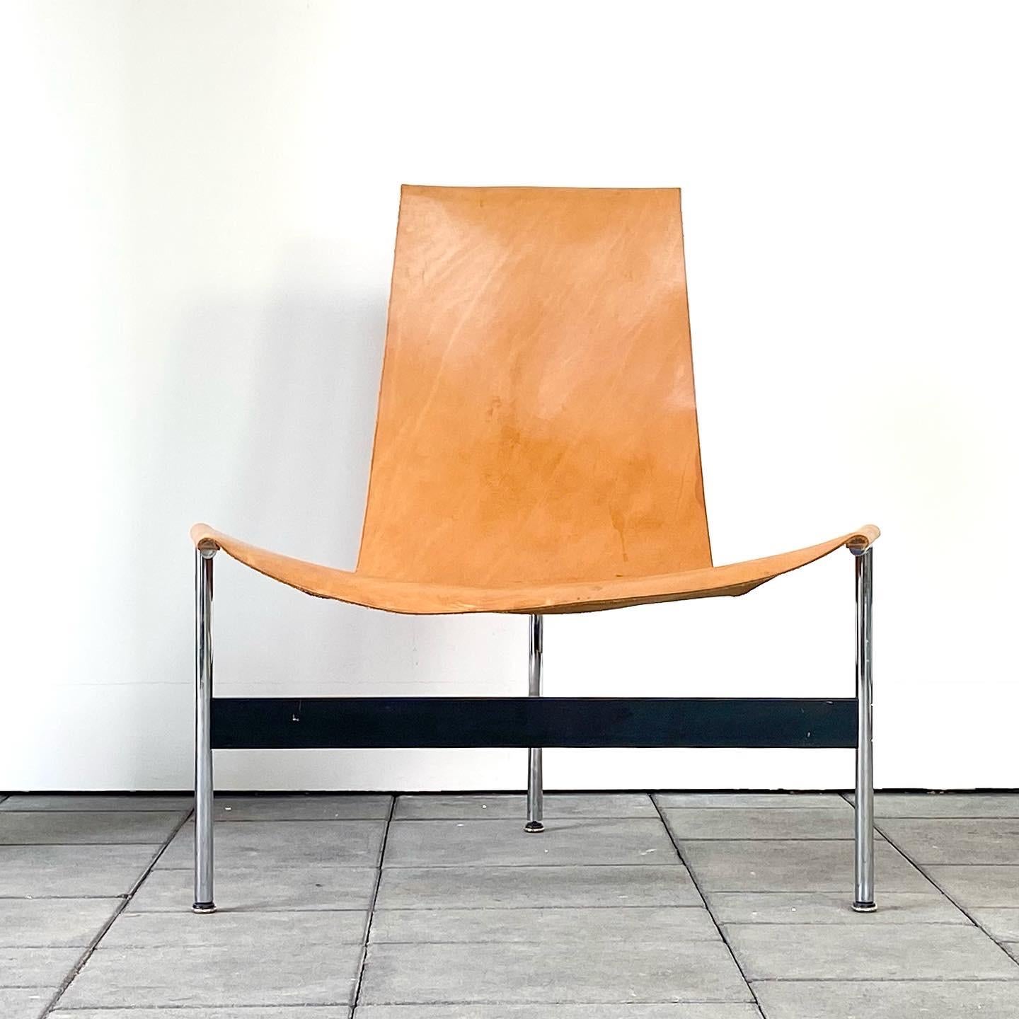3LC Laverne International T lounge chair designed by William Katavolos, Ross Litell & David Kelley in the early 1950ies.

Hardly any other chair konjugates one particular shape comparable to the T-Chair: three T-legs, assembled with a T-cross
