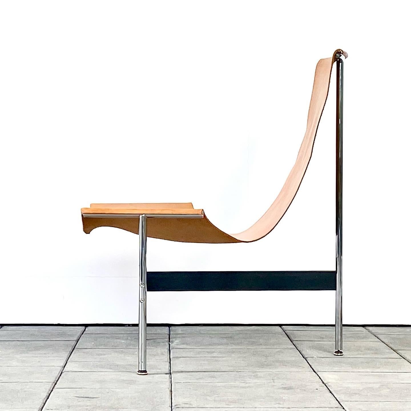 Mid-Century Modern 3LC T Lounge Chair by Katavolos Litell & Kelley for Laverne International For Sale