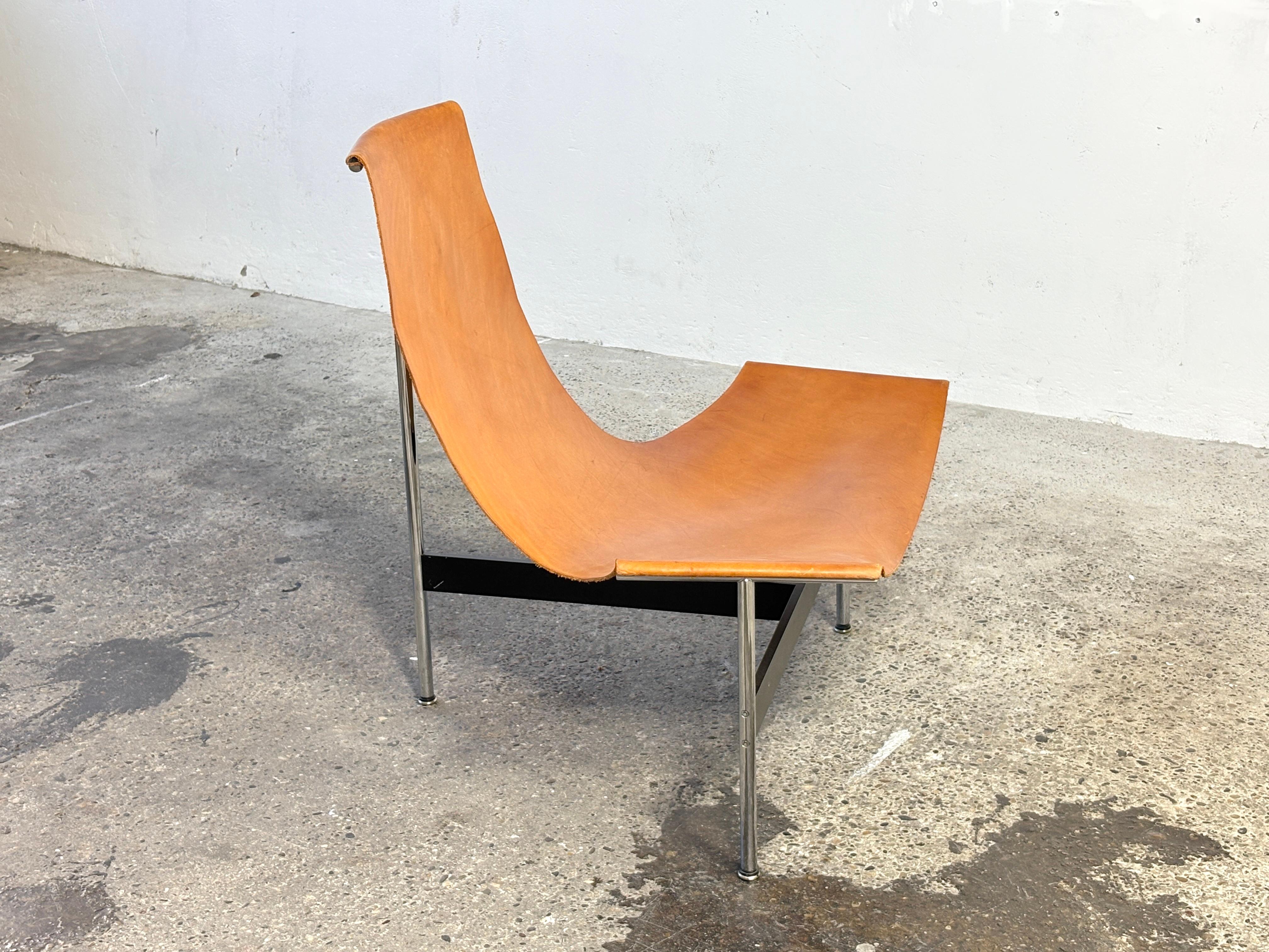 Mid-Century moderno 3LC T Lounge Chair di Katavolos Litell & Kelley per Laverne International in vendita