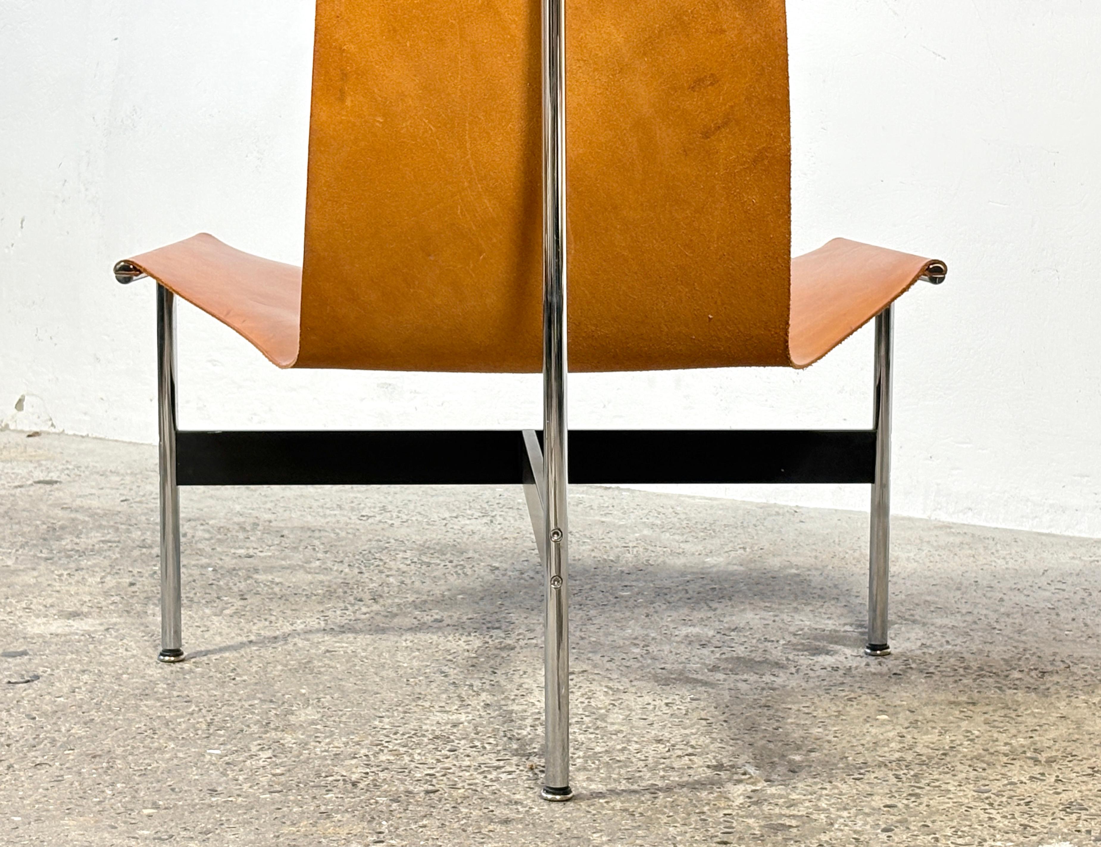 Acciaio 3LC T Lounge Chair di Katavolos Litell & Kelley per Laverne International in vendita
