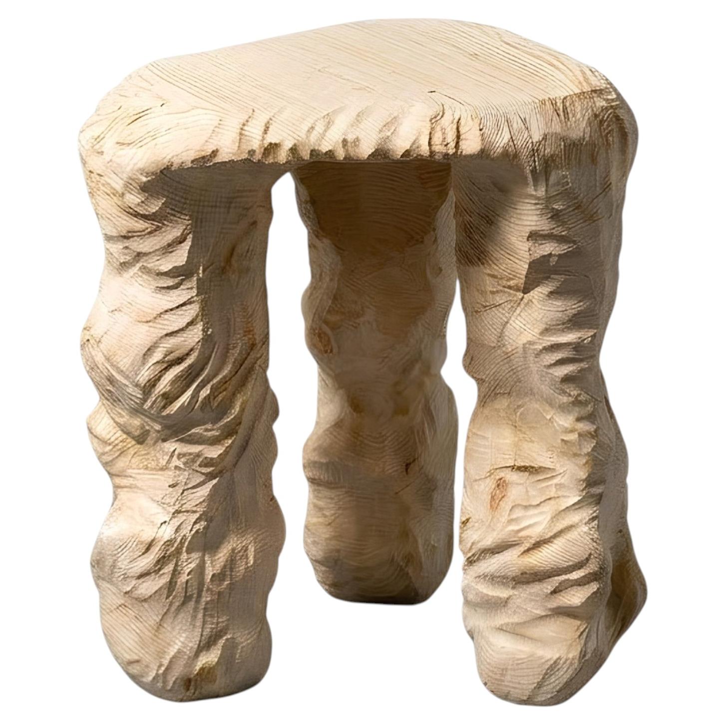 3LEGS HOCKER, moderne, handgefertigte Sitzgelegenheit aus Holz