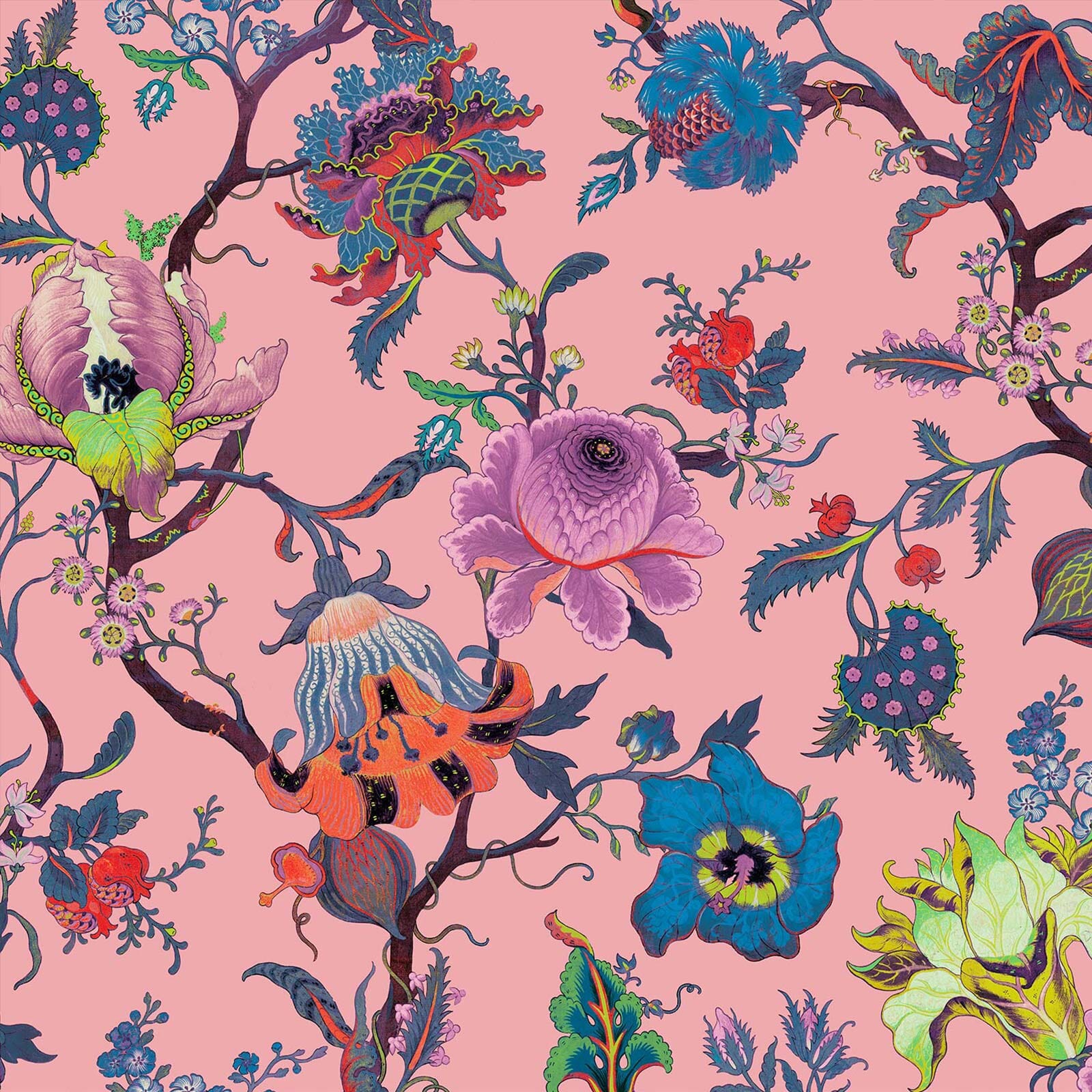 ARTEMIS Wandteppich – Amaranth Pink im Angebot