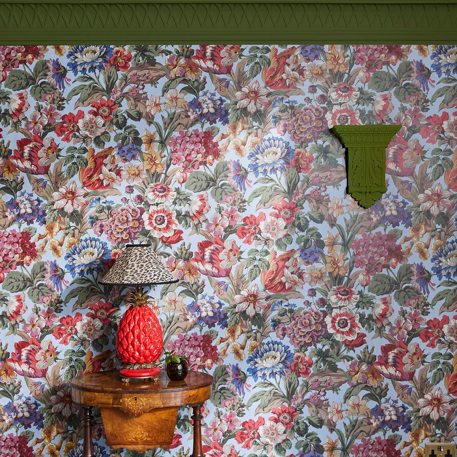 FLORESCENCE Wandteppich – Azurblau im Zustand „Neu“ im Angebot in New York, NY