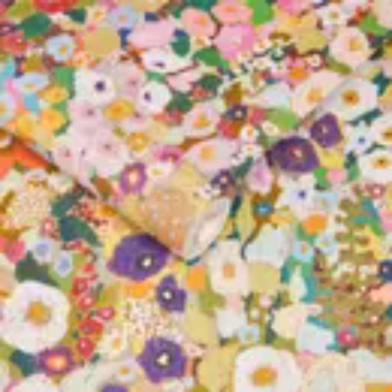 HOLLYHOCKS Wallpaper - Spring en Nuevo estado para la venta en New York, NY