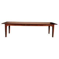 Antique 3m Long Oak Refectory Table - 19th Century