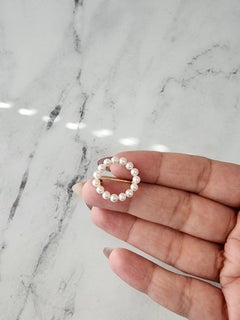 3MM Cultured Pearl Brooch 14k Yellow Gold