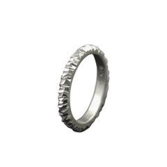 3 mm Mini Facet Ring in Sterling Silver 925 by Leonie Simpson