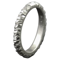 3 mm Mini Facet Ring in Sterling Silver 925 by Leonie Simpson