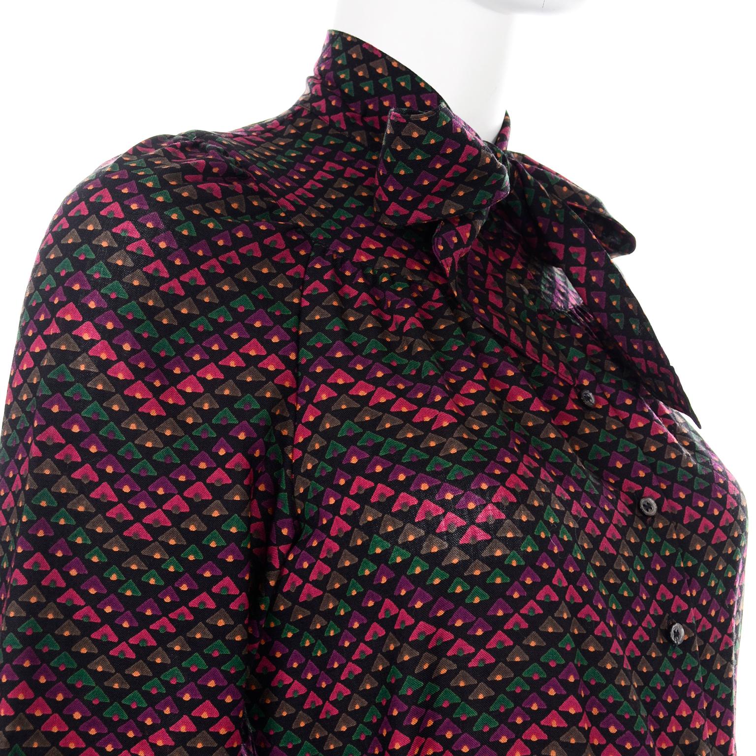 3pc Jaeger Chaqueta de terciopelo burdeos c/  Blusa Estampada De Lana Con Traje Y Falda 8