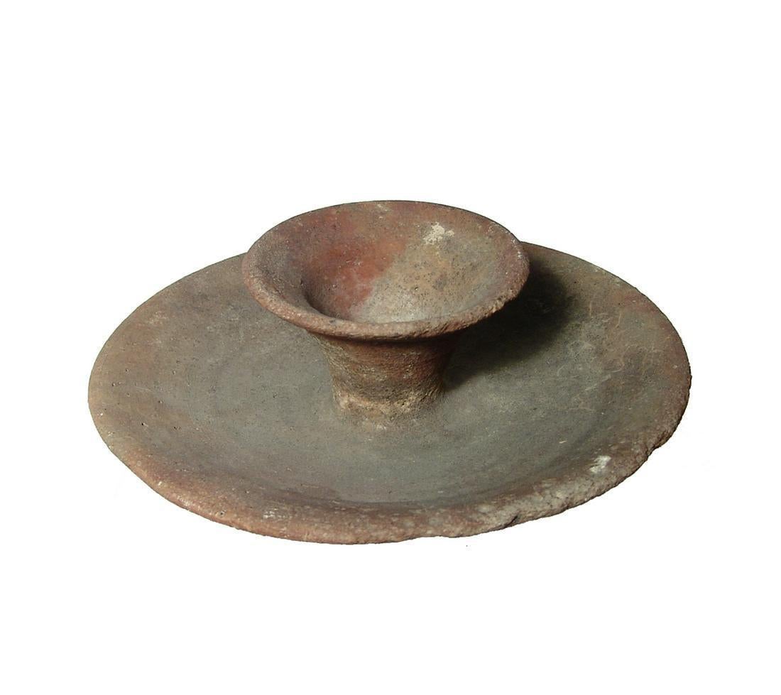 3rd - 7th Century Ad Roman-Byzantine Candle Holder In Good Condition For Sale In Los Angeles, CA