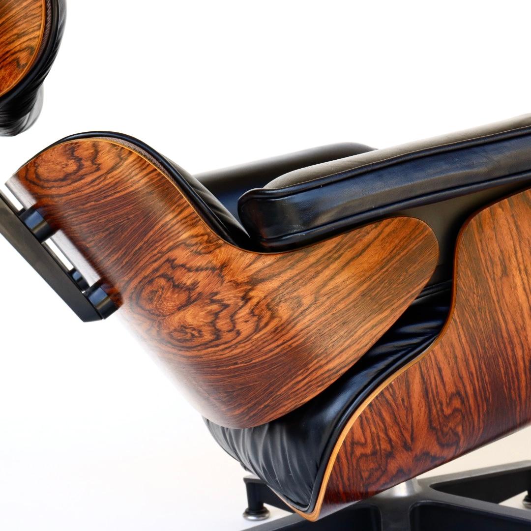 Brazilian Rosewood Eames Lounge Chair and Ottoman for Herman Miller 1