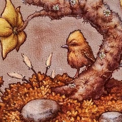 "Version XIV" (2025) Original Surrealist Oil Painting on Cradled Board