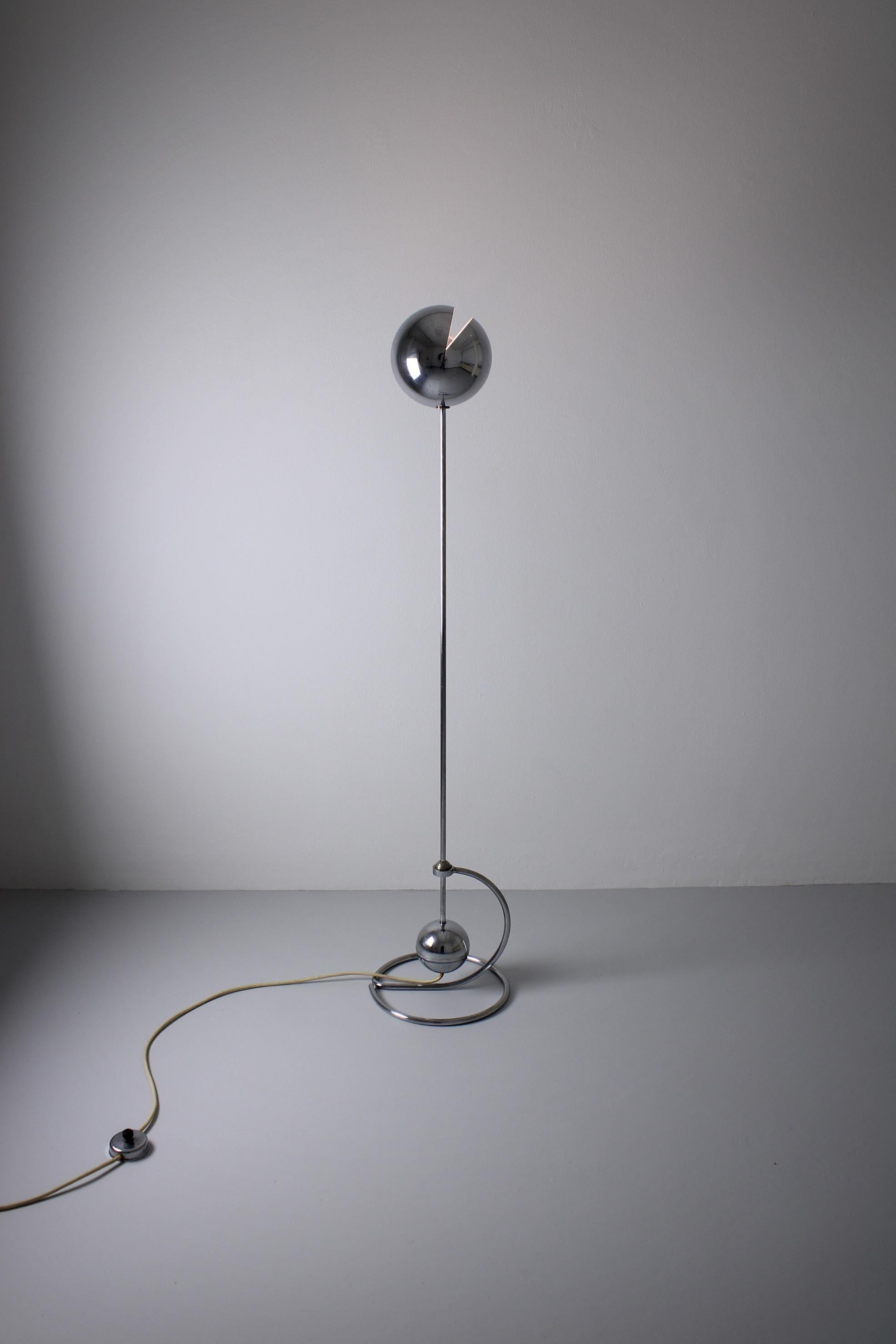 Metal 3S floor lamp by Paolo Tilche for Sirrah, 1961 For Sale