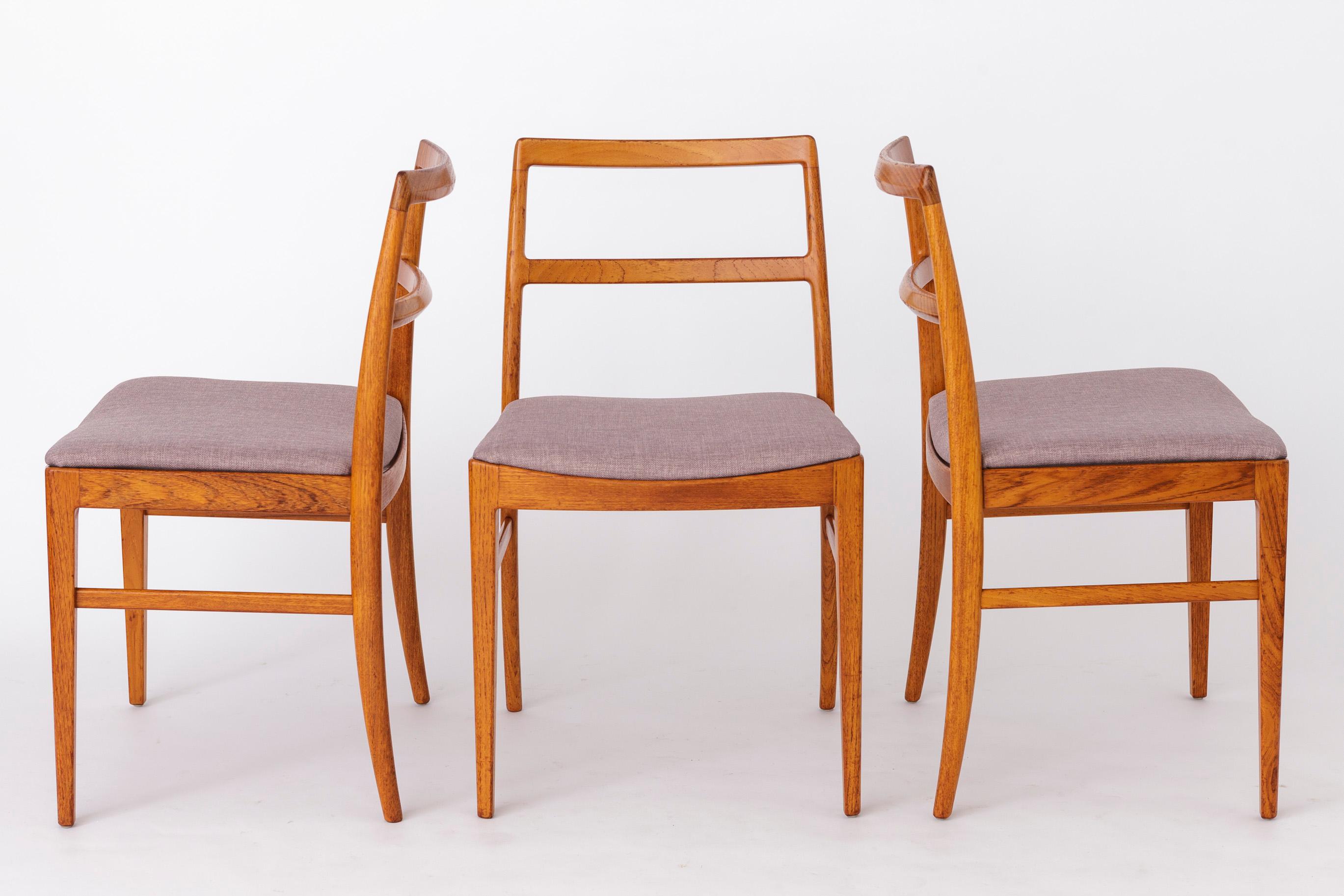 Mid-Century moderno 3x Arne Vodder Mod. 430, anni '60, di Sibast Mobler, Danimarca in vendita