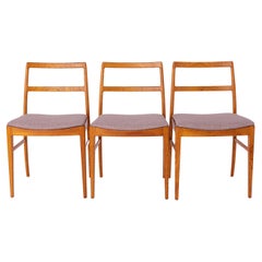 3x Arne Vodder Mod. 430 Esszimmerstühle, 1960er Jahre, von Sibast Mobler, Dänemark