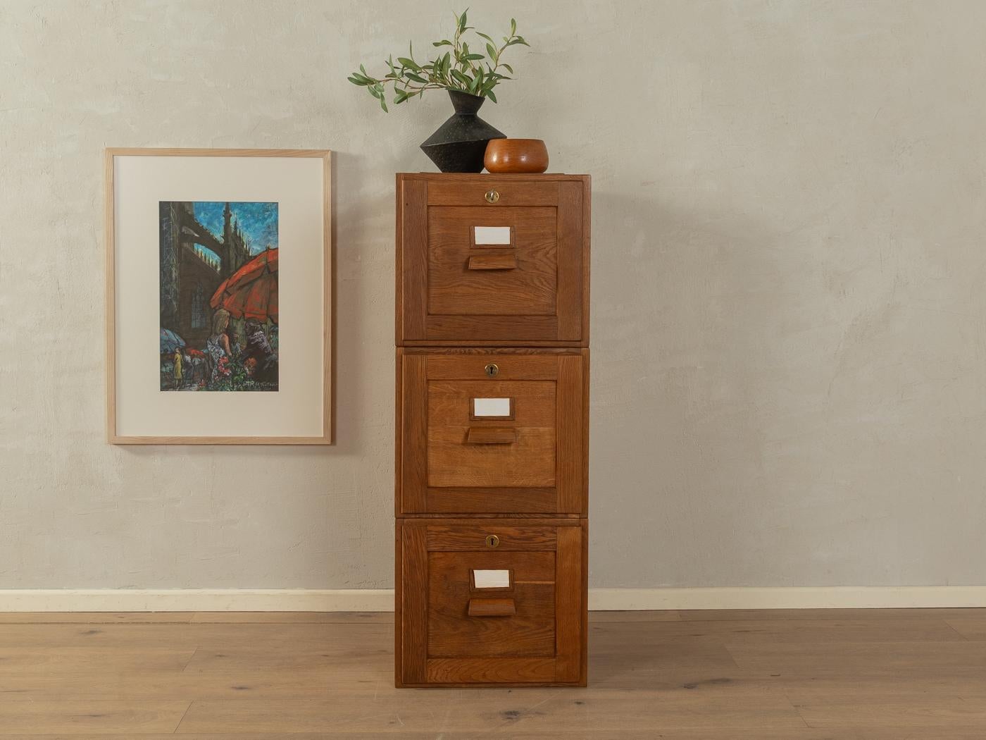 German 3x File Cabinets, 1920s For Sale