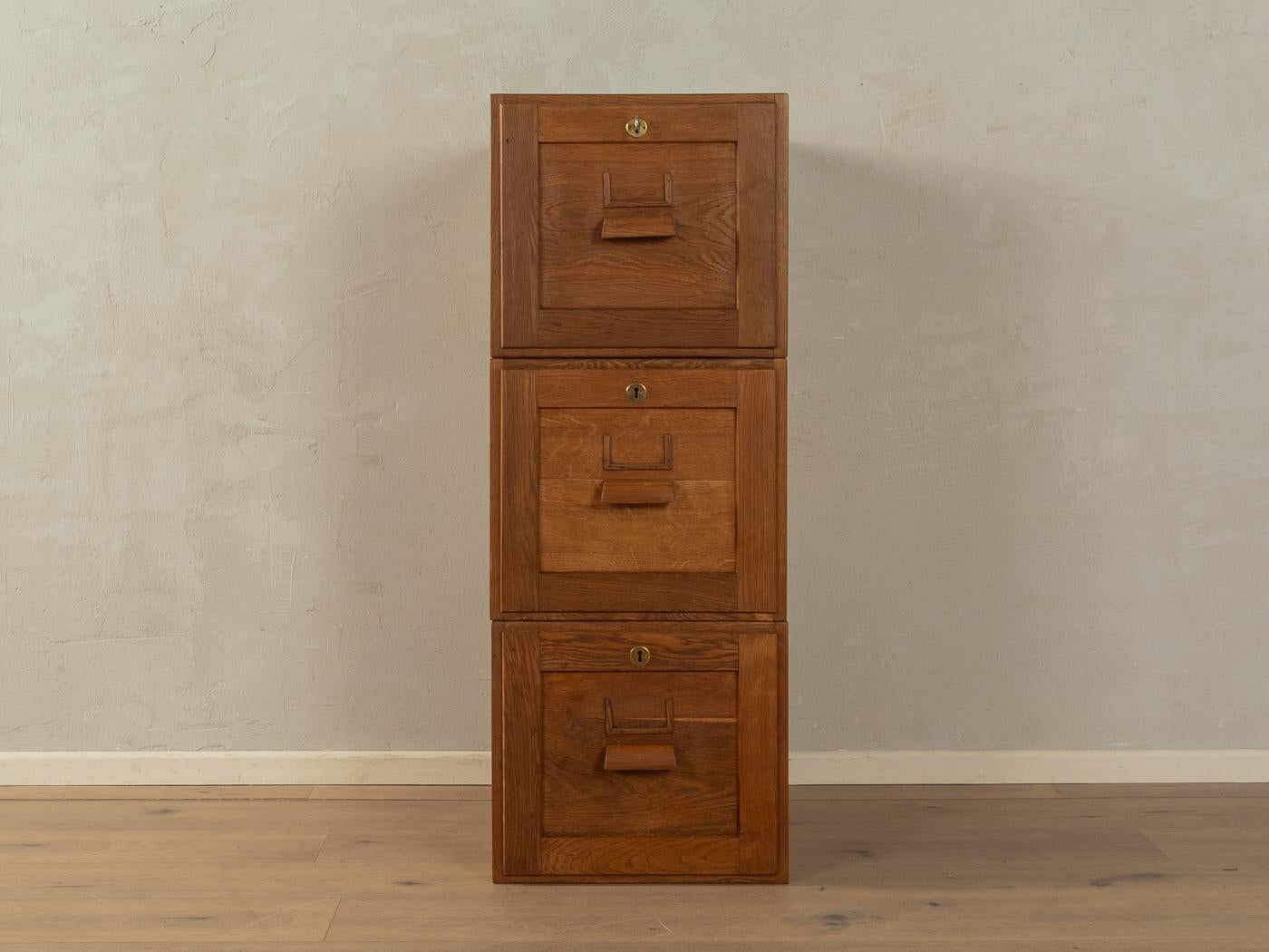 Early 20th Century 3x File Cabinets, 1920s For Sale