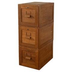 3x File Cabinets, 1920s