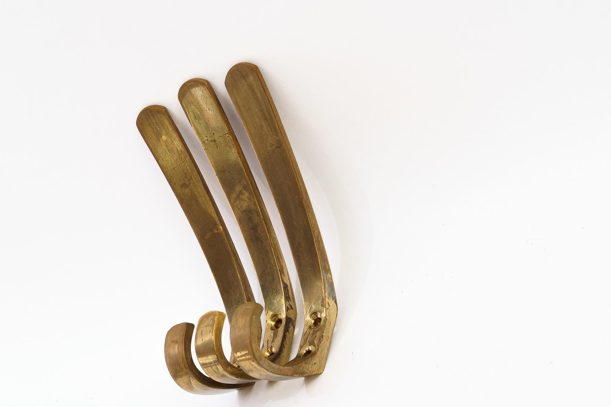 3x Haken von Herta Baller, ca. 1950er Jahre (Messing) im Angebot