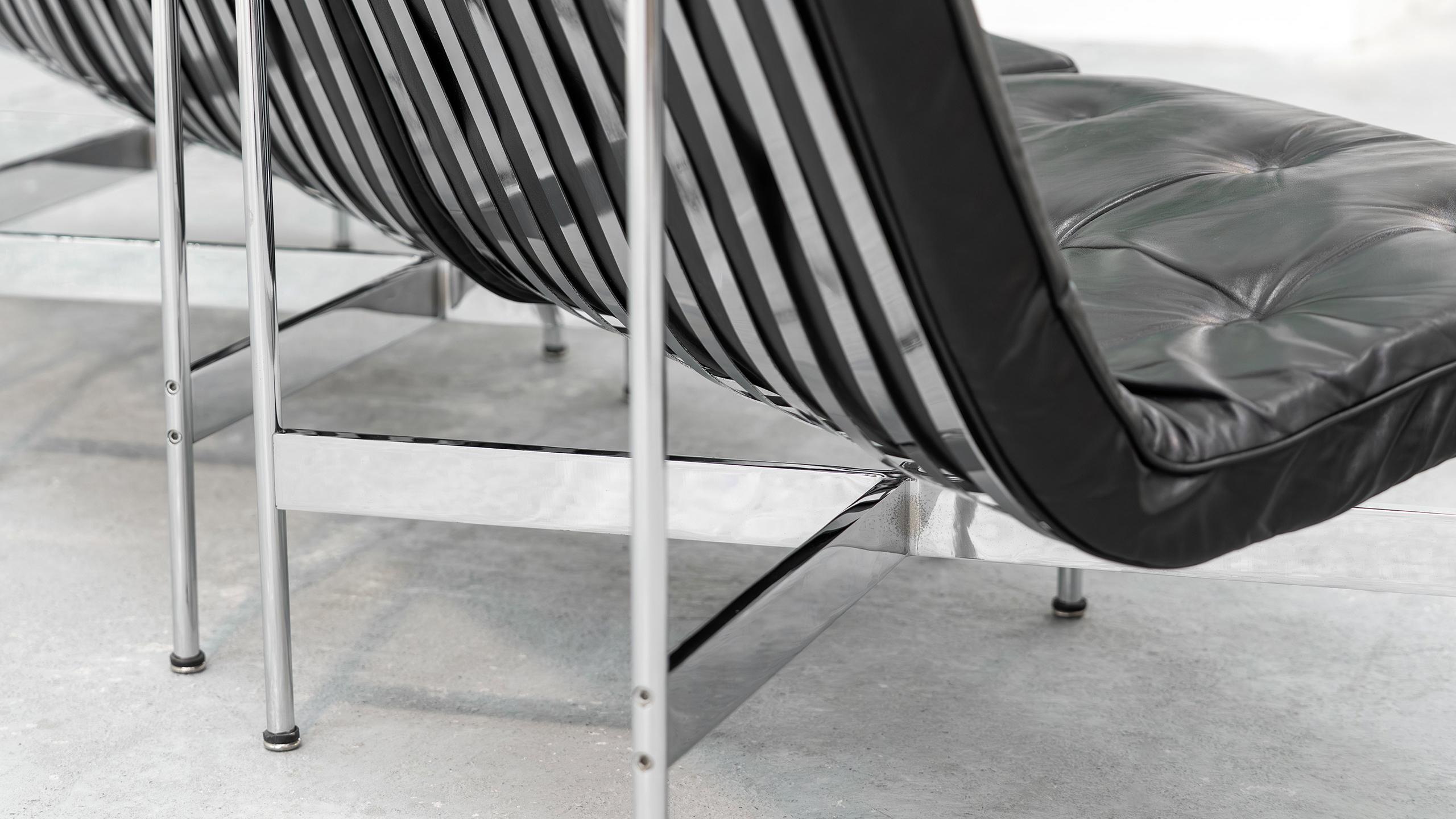3x New York Lounge Chair von Katavolos, Littell, + Kelley für Laverne, 1953 USA (Stahl) im Angebot