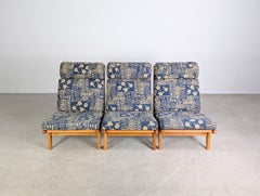 3x Original Getama GE375 Midcentury Sessel Hans J. Wegner Eiche