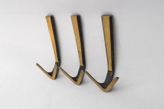 3x Wall Hooks by Herta Baller, around 1950s
