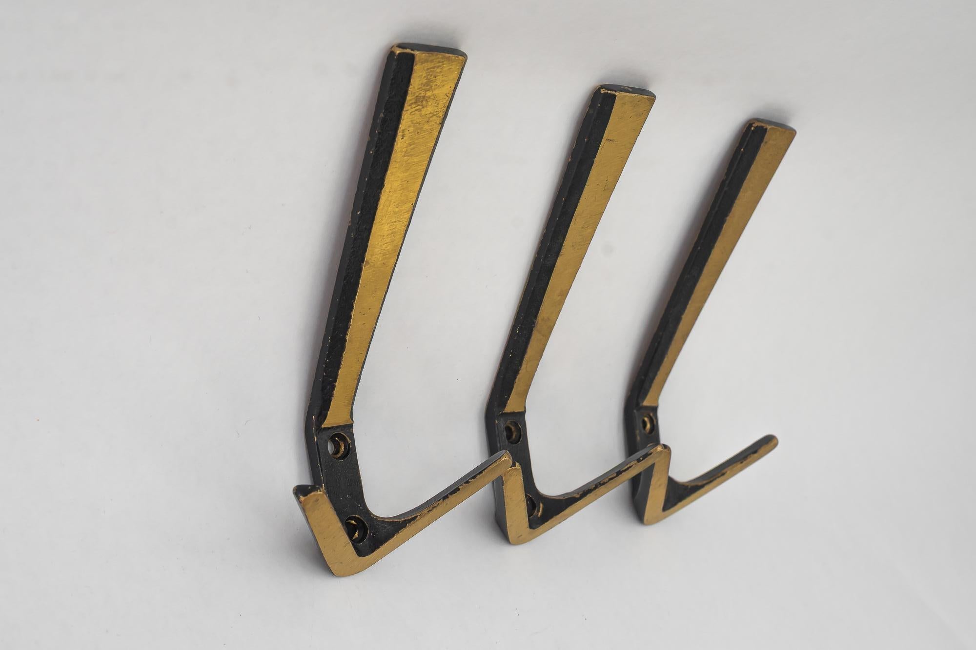 3x Ganchos de pared de Herta Baller, hacia los años 50 Ennegrecido en venta