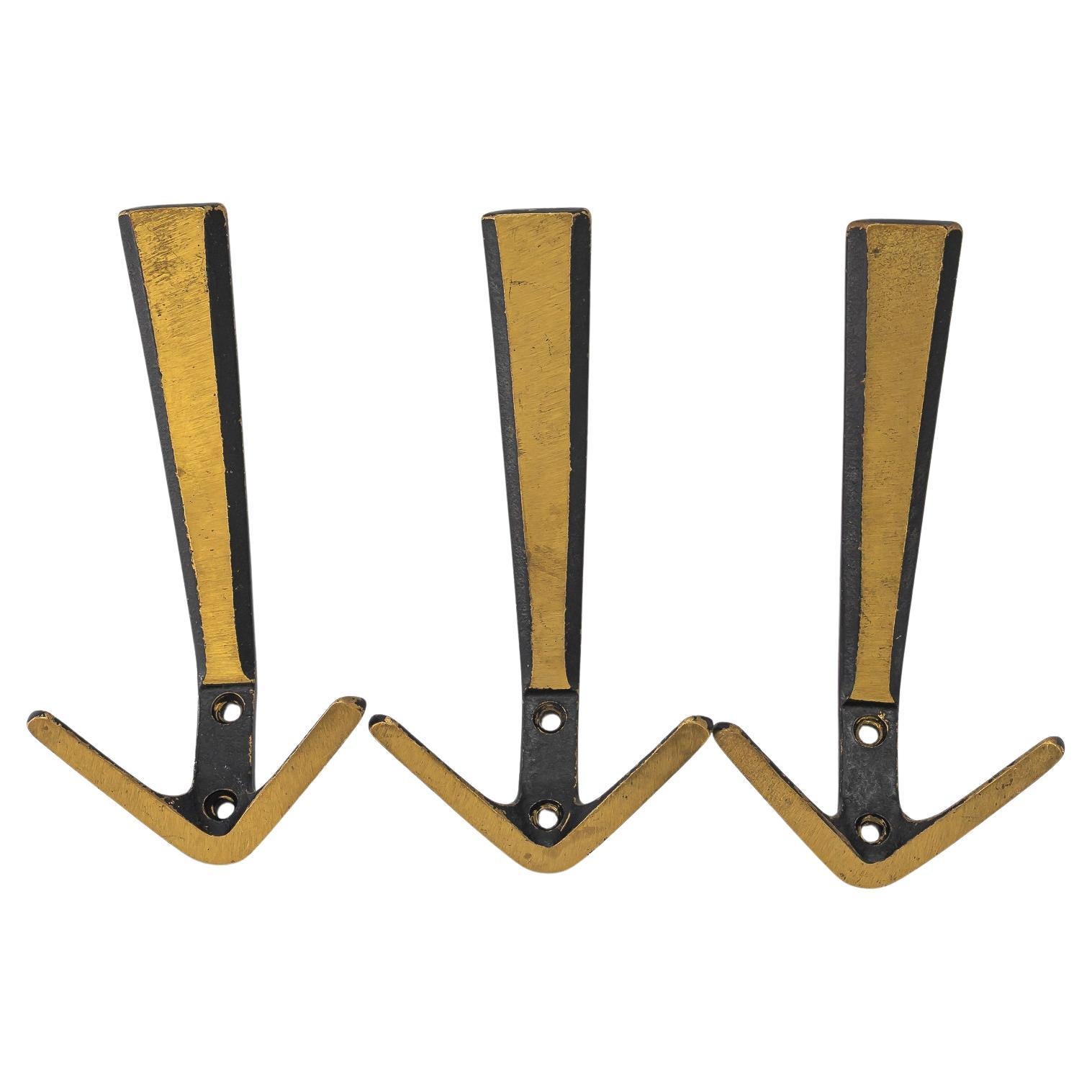 3x Ganchos de pared de Herta Baller, hacia los años 50 en venta
