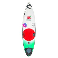 Retro 3X World Champion Gabriel Medina personal Japan Summer Olympics surfboard (2021)