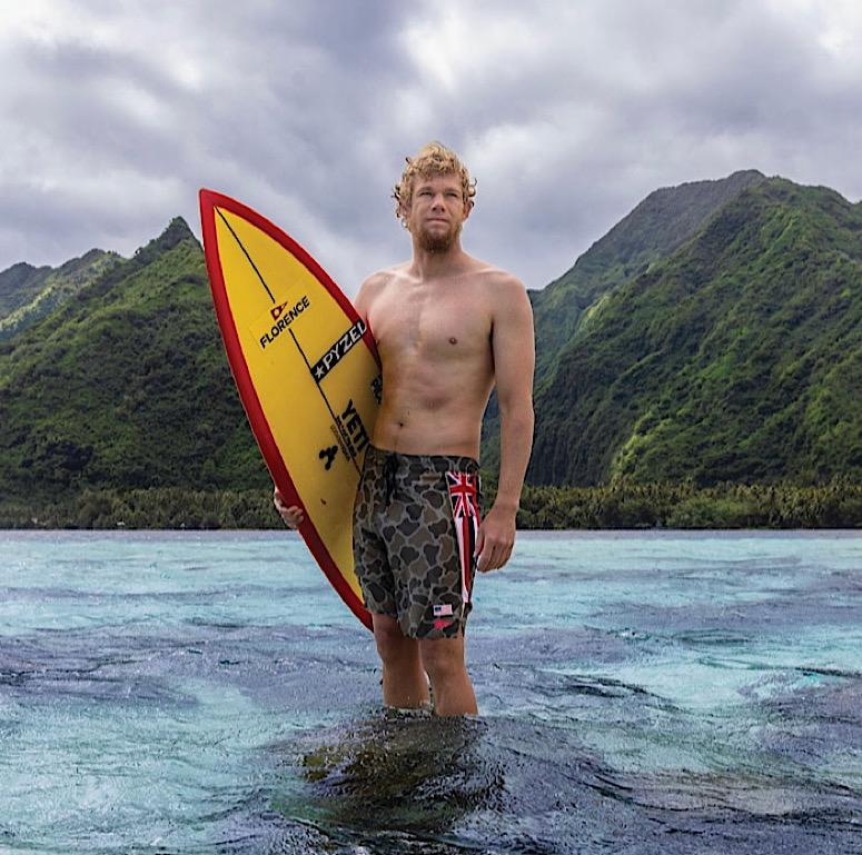Americano La tavola da surf personale del tre volte campione del mondo John John Florence, realizzata da Pyzel in vendita