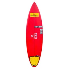La tavola da surf personale del tre volte campione del mondo John John Florence, realizzata da Pyzel