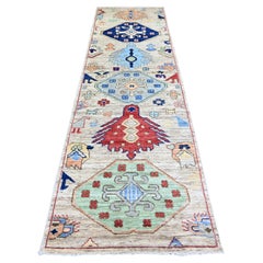 3
x10
 Tan, Anatolian Village Inspired Design, Wool Hand Knots Rugs (Tapis de course en laine nouée à la main)