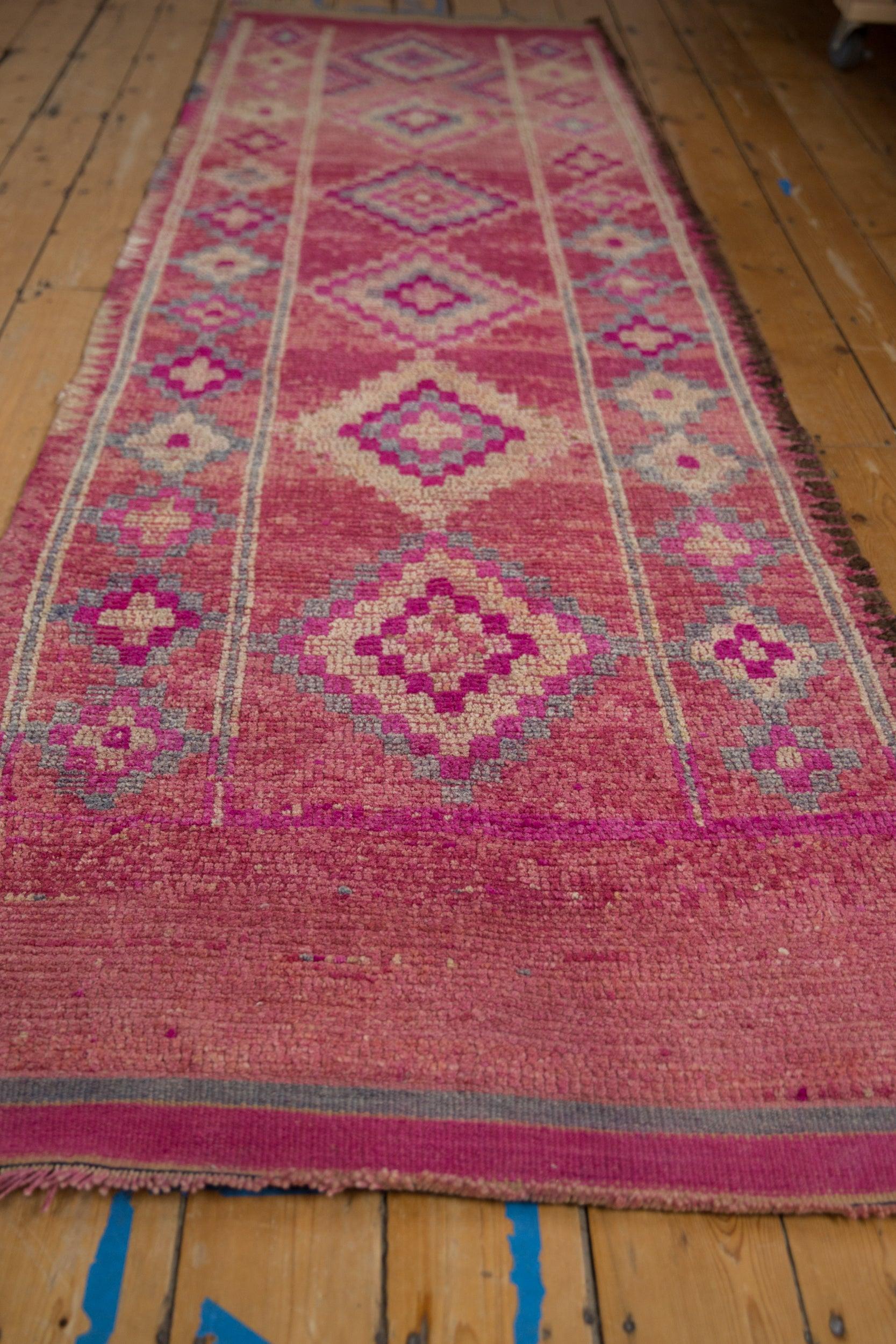 Vintage Distressed Kurd Rug Runner In Fair Condition For Sale In Katonah, NY