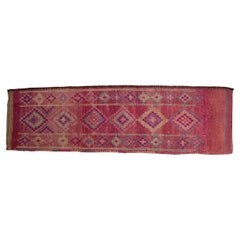 Retro Distressed Kurd Rug Runner