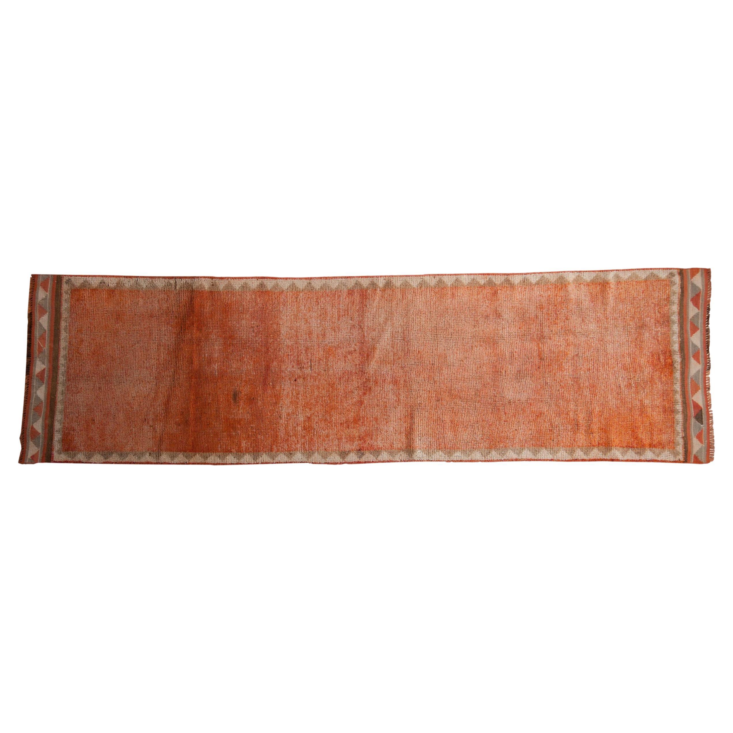 Vintage Distressed Kurd Rug Runner For Sale at 1stDibs