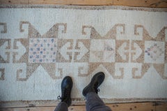 Vintage Distressed Kurd Rug Runner