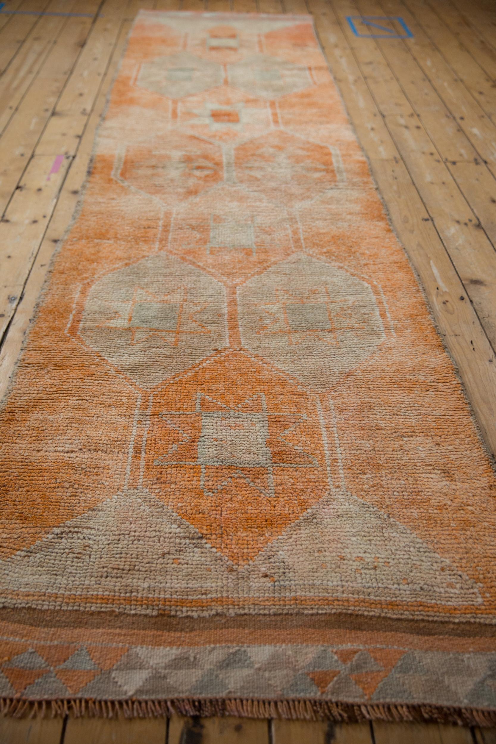 Vintage Distressed Kurd Rug Runner In Fair Condition For Sale In Katonah, NY