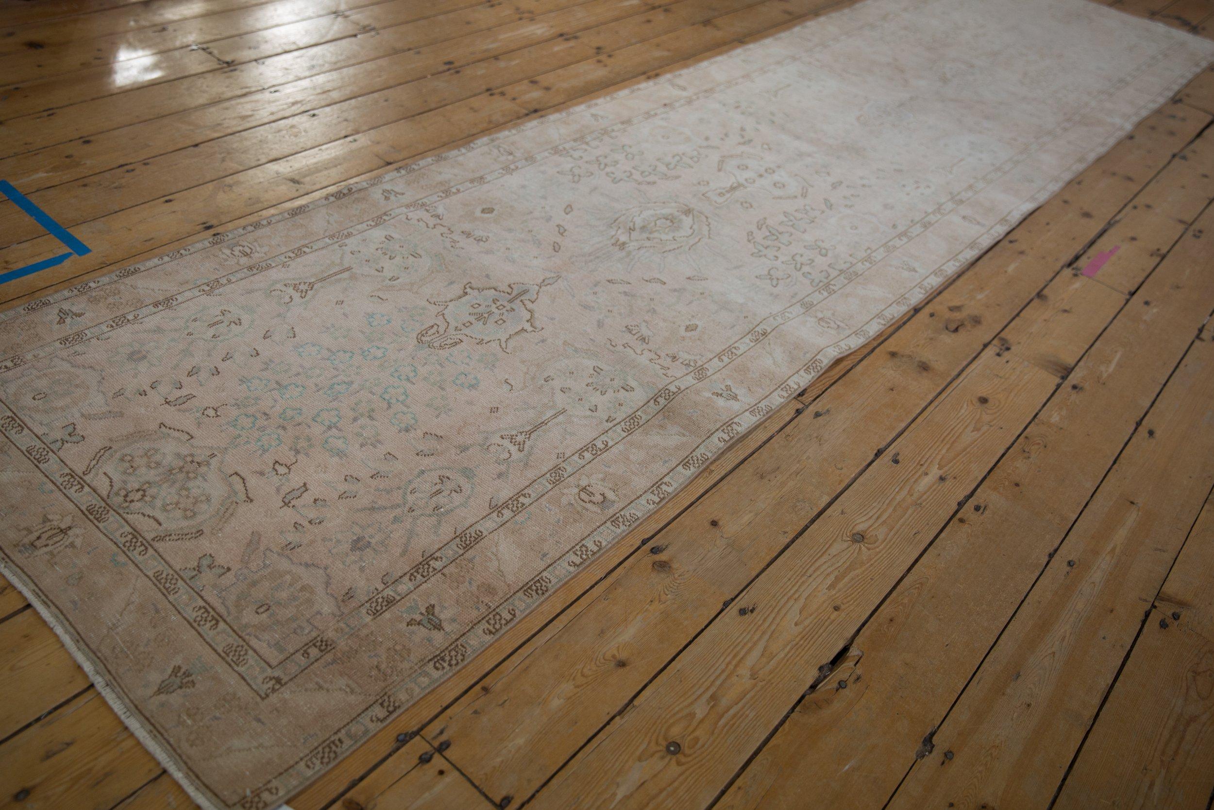 Vintage Fine Distressed Sivas Rug Runner In Fair Condition For Sale In Katonah, NY