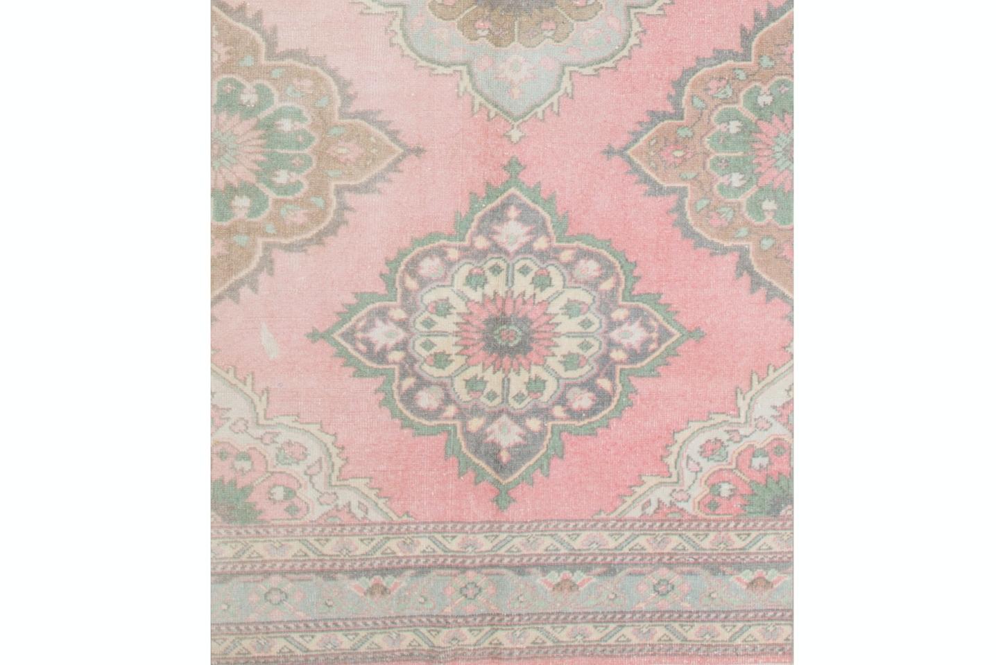 Hand-Knotted 3' x 13'2'' One-of-a-Kind Turkish Runner, Ca 1940. Handmade Wool Rug for Hallway For Sale
