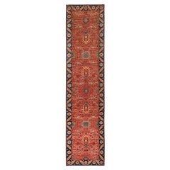 3
x13
3" Orange Aryana Grade Antique Heriz Design Wool Hand Knotted Runner Rug