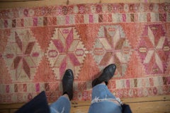 Vintage Distressed Kurd Rug Runner