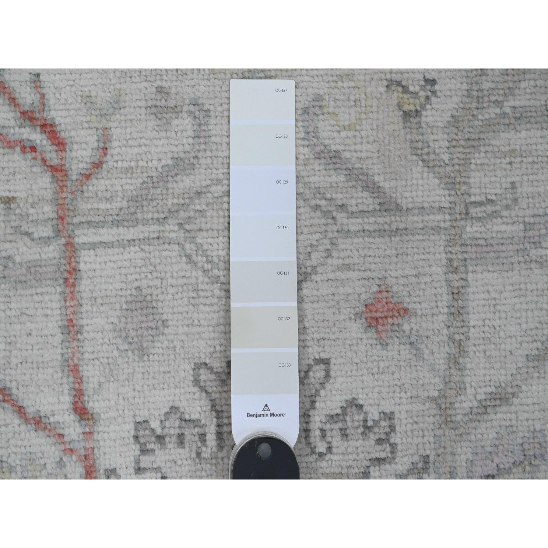 Noué à la main Tapis de course en laine nouée à la main 3'x22'5