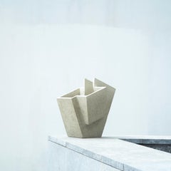 3x3 - Escultura Brutalista de Hormigón, Hecha a Mano por Manolo Menéndez