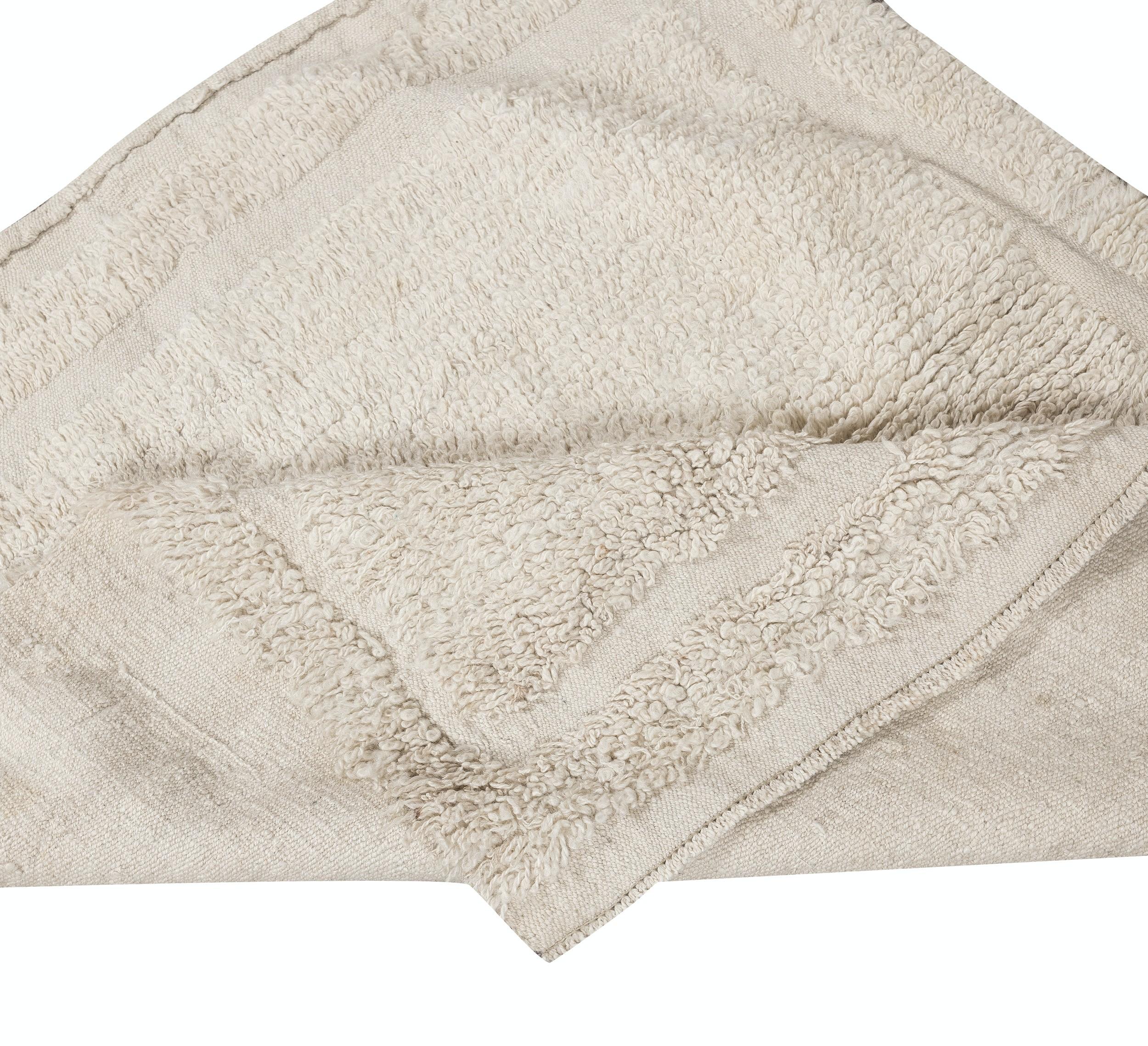 Turco Tappeto minimalista 3x3 Ft Anatolian 