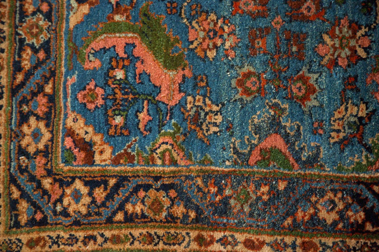 Persian Vintage Fine Engelas Square Rug For Sale